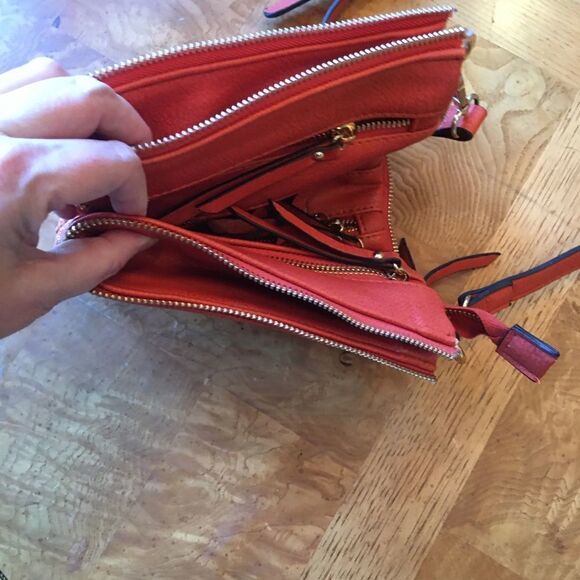 CUTEST TANGERINE Zipper Purse NWOT - Picture 6 of 8